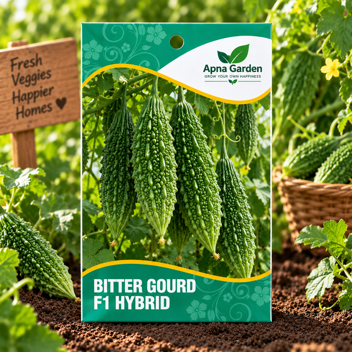 Bitter Gourd F1-Hybrid Seeds
