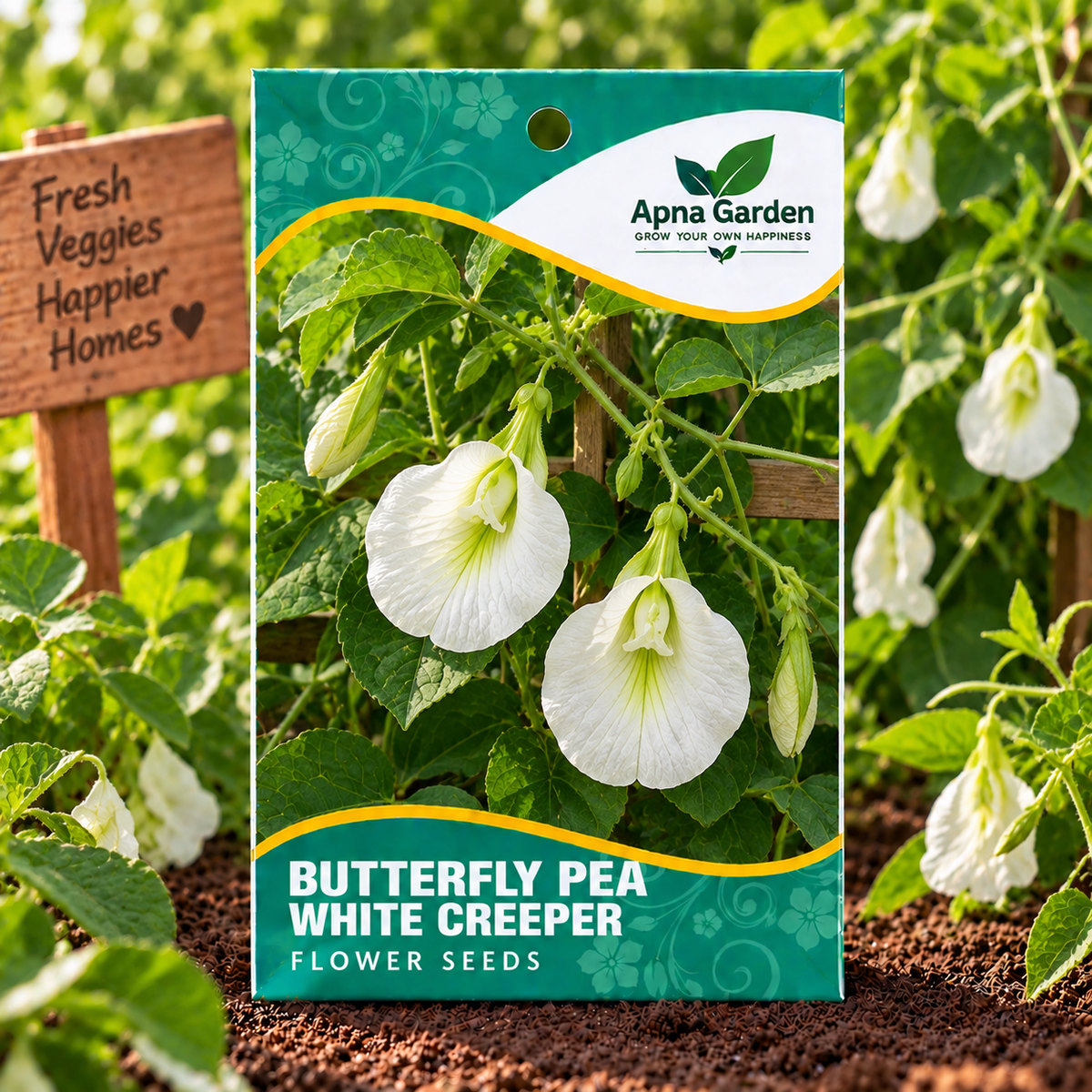 Butterfly Pea White Creeper