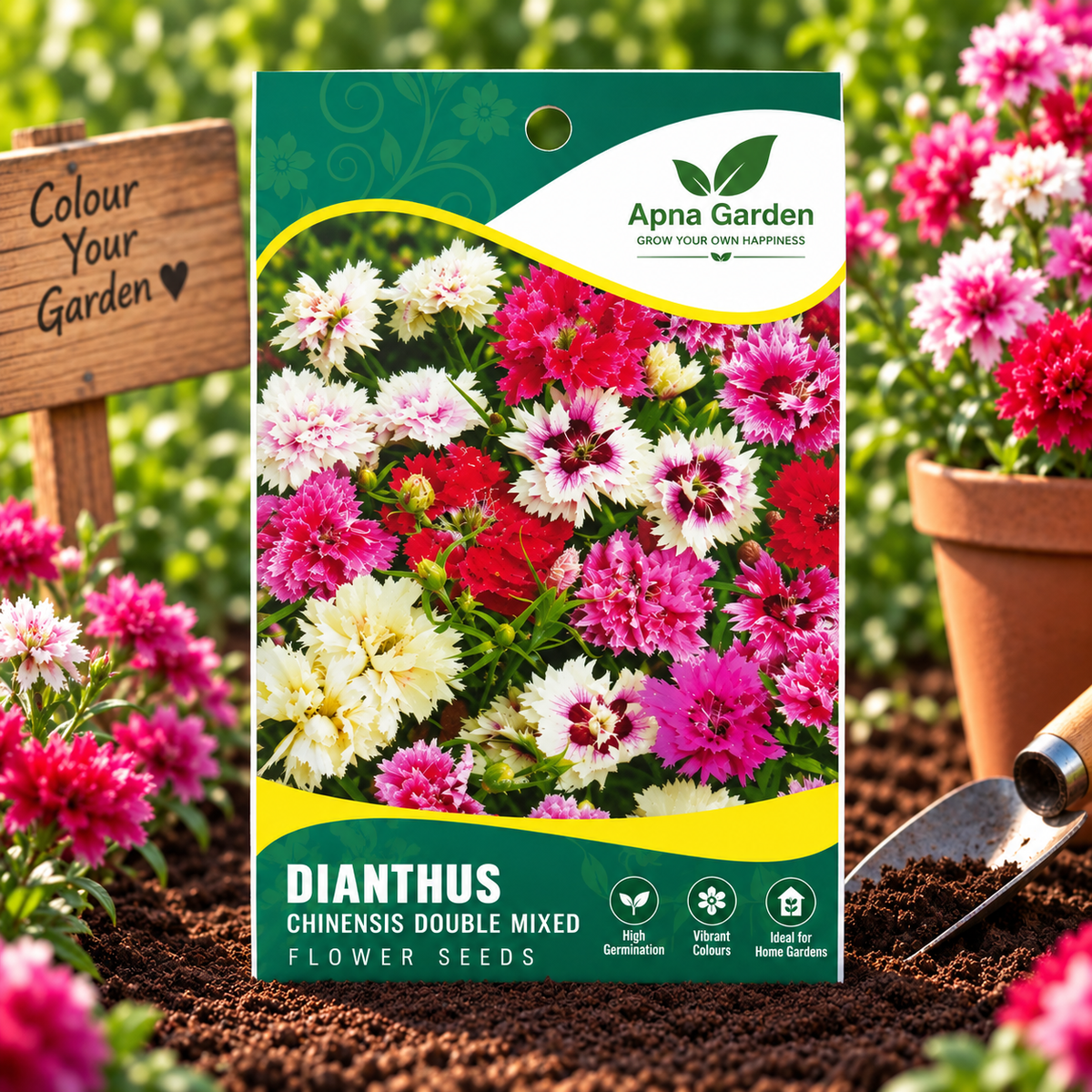 Dianthus Chinensis Doue Mixed Flower Seeds