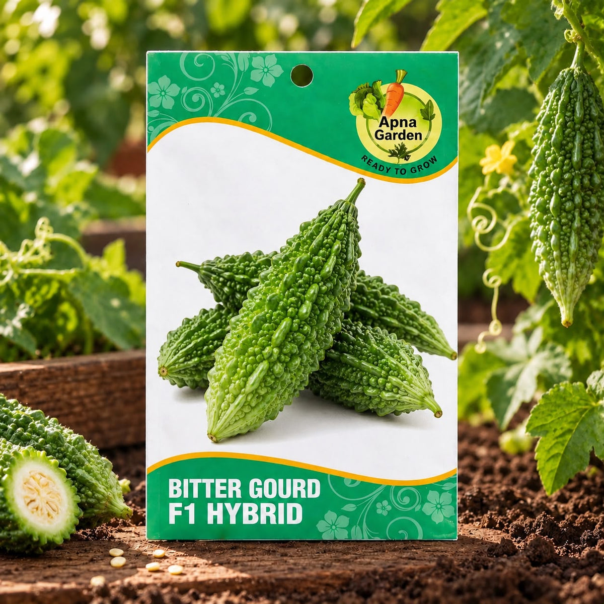 Bitter Gourd F1-Hybrid Seeds
