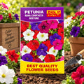 Petunia Nana Compacta Mixture - Flower Seeds