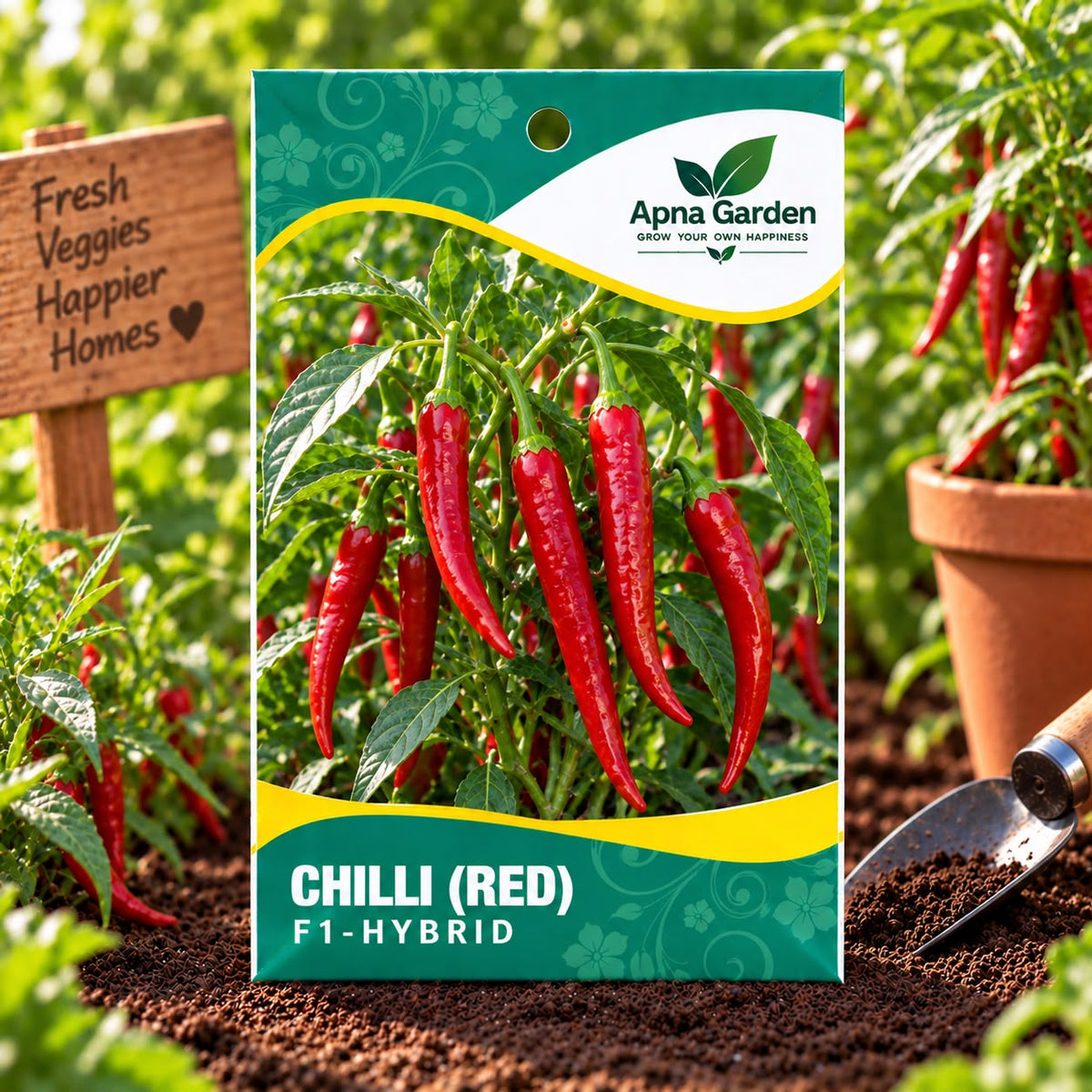 Chilli (Red) F1-Hybrid Seeds