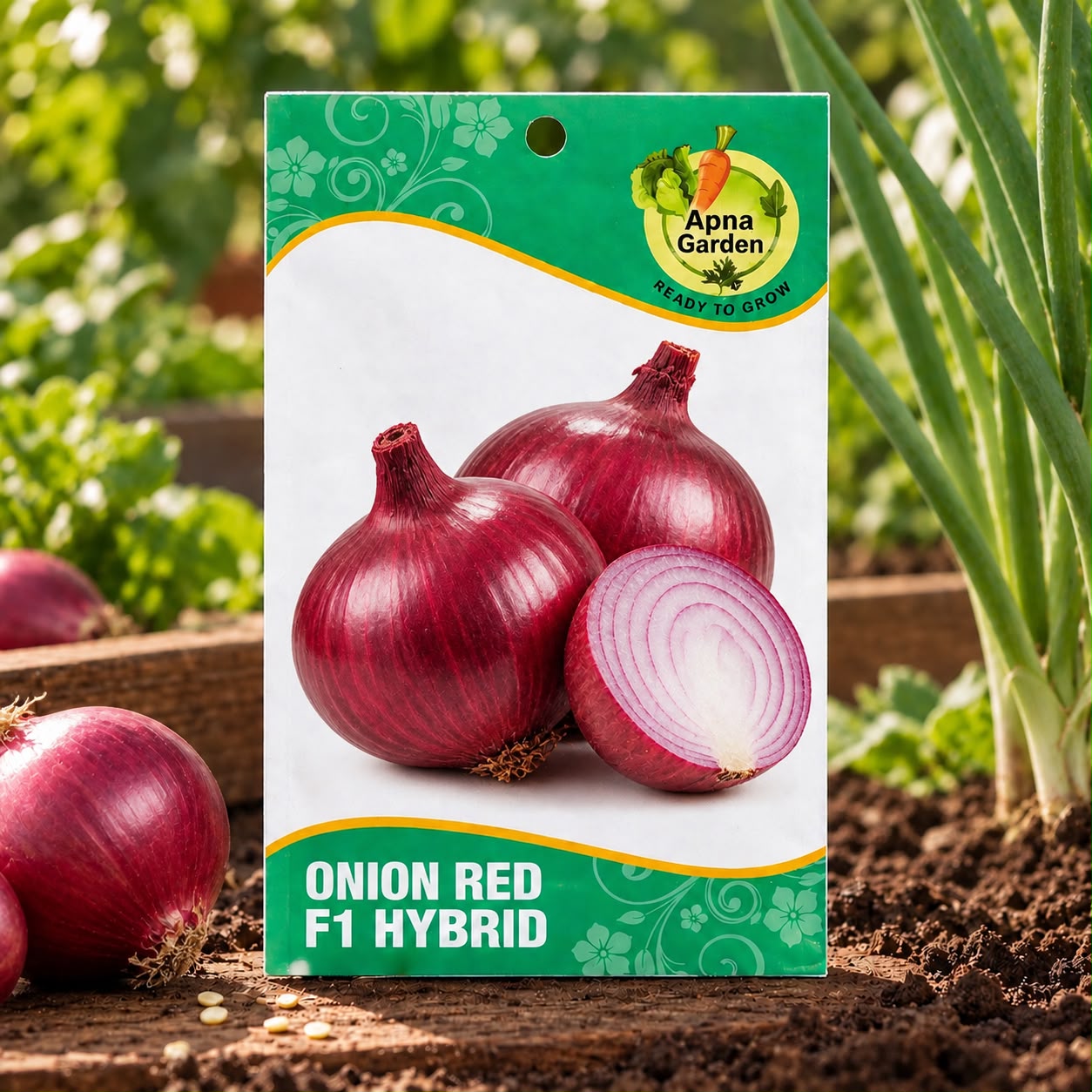 Red Onion F1-Hybrid Seeds